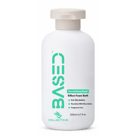 BASED Silken Foam Bath - Fragrance-Free Luxury Bubble Bath - 200ml Image