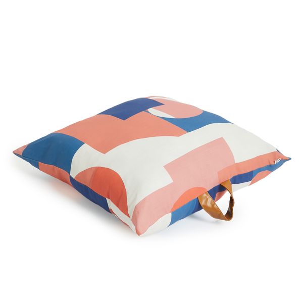 George &amp; Mason - Square Floor Cushion - Cabana Beach
