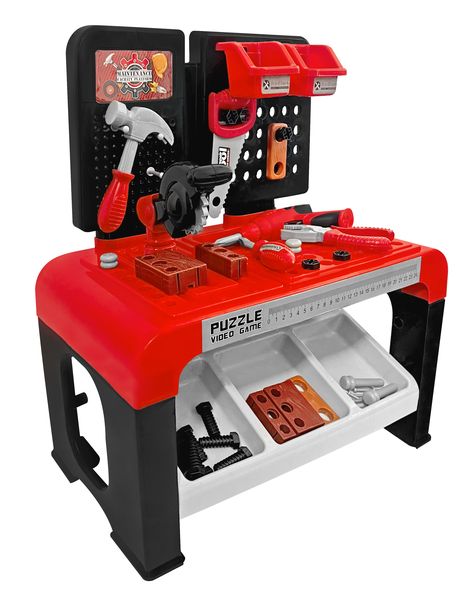Kids Tool Bench Playset - Workbench with Drill, Tools &amp; Accessories