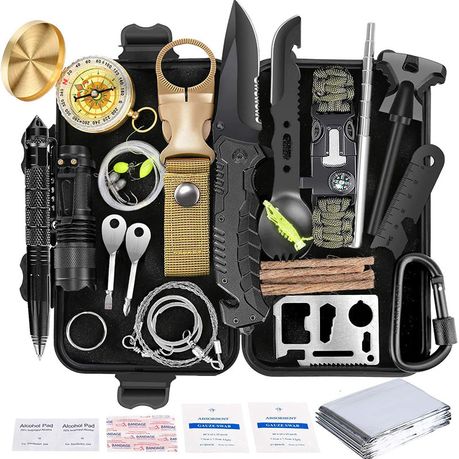 Tactical Survival Multi-Function Kit,20 in 1 -Black, Shop Today. Get it  Tomorrow!