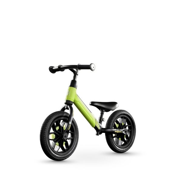 Qplay Spark Balance Bike Air Gel with Led Lights Green