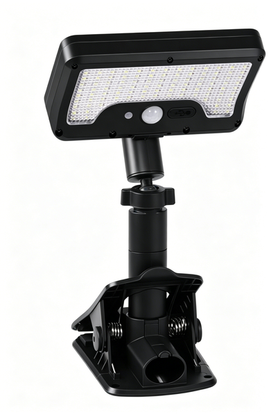 Solar Lights Outdoor Clip on with Motion Sensor, 360 Rotatable 92 LEDs