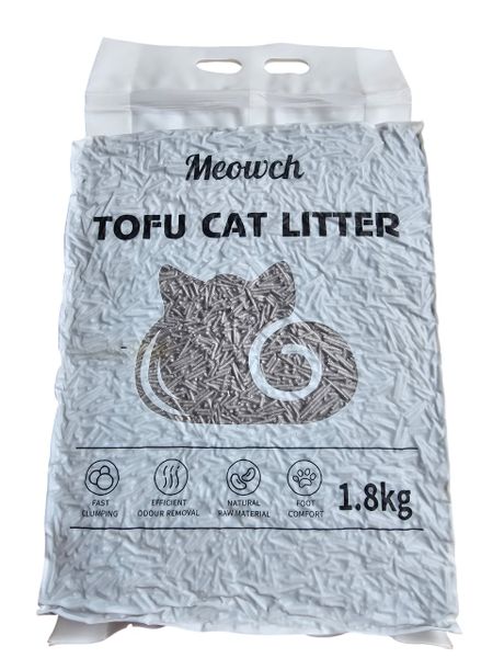 Meowch Tofu Cat Litter - A Cleaner, Greener Choice for Your Cat.