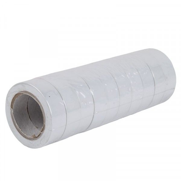 Nexus - Insulation Tape - White - 10m - Bulk Pack of 10