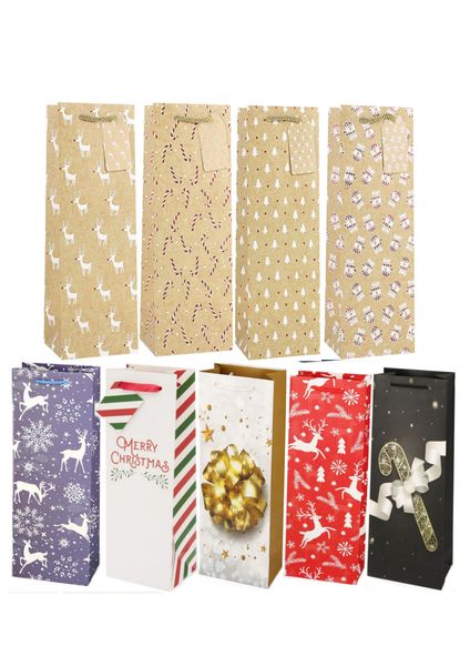 Christmas Wine Gift Bags