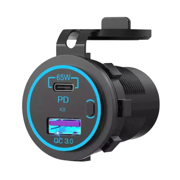 MC PD Type C Socket &amp; USB Port (65W+18W)