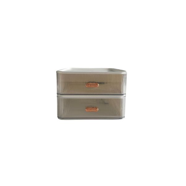 Multi Tier Cosmetic Storage Drawer Set - 2 &amp; 3 Tiers