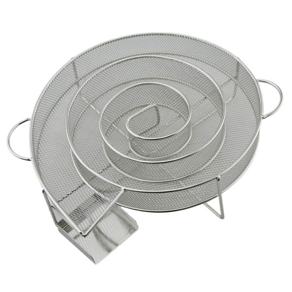 Kitchen Stainless Steel Spiral Wood Chip Grill for Smoking Food (21cm)