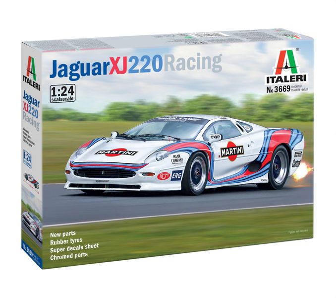 Italeri 1/24 Jaguar XJ 220 Racing Plastic Model Kit