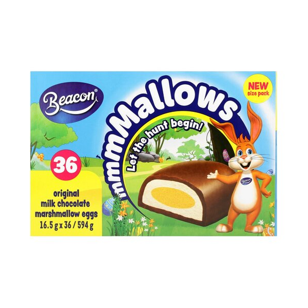 Beacon - Original Milk Chocolate Marshmallow Eggs - 36 x 16.5g