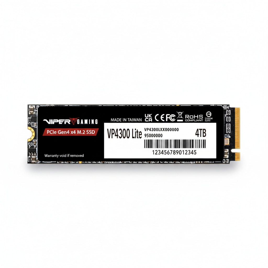 Patriot 4TB M.2 PCIe Gen 4 NVMe SSD - 7400MB/s Read Speed | Shop