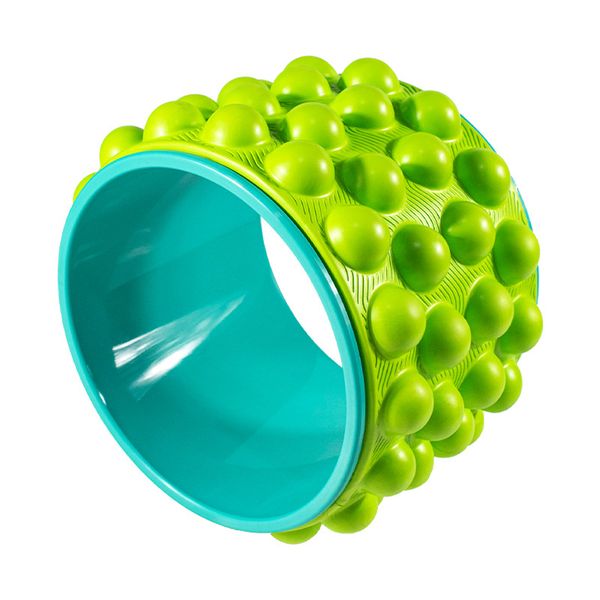 3D Massage Dot Yoga Wheel Back Foam Roller for Back Pain Stretches - Red