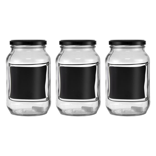 Regent 1lt Jar with Black Notes- 3 Pack