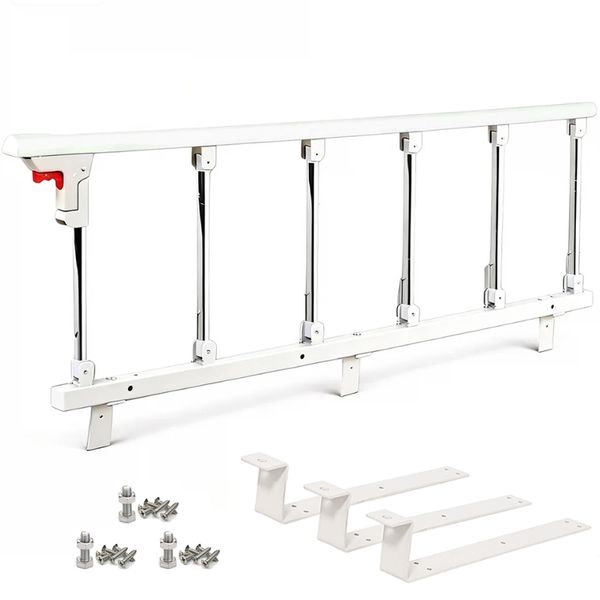 143cm Bed Guardrails for Elderly Bedside Armrest Bed Rail Safety
