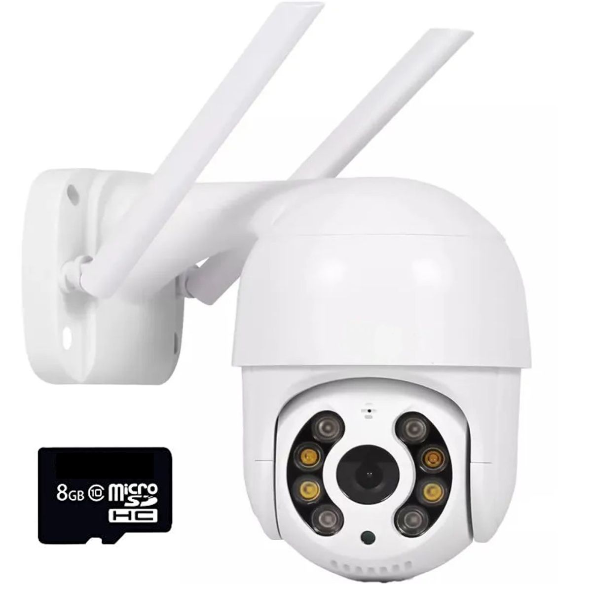 Home Office 2 Way Audio IR Colour Wireless Motion Sensor Camera + 8GB