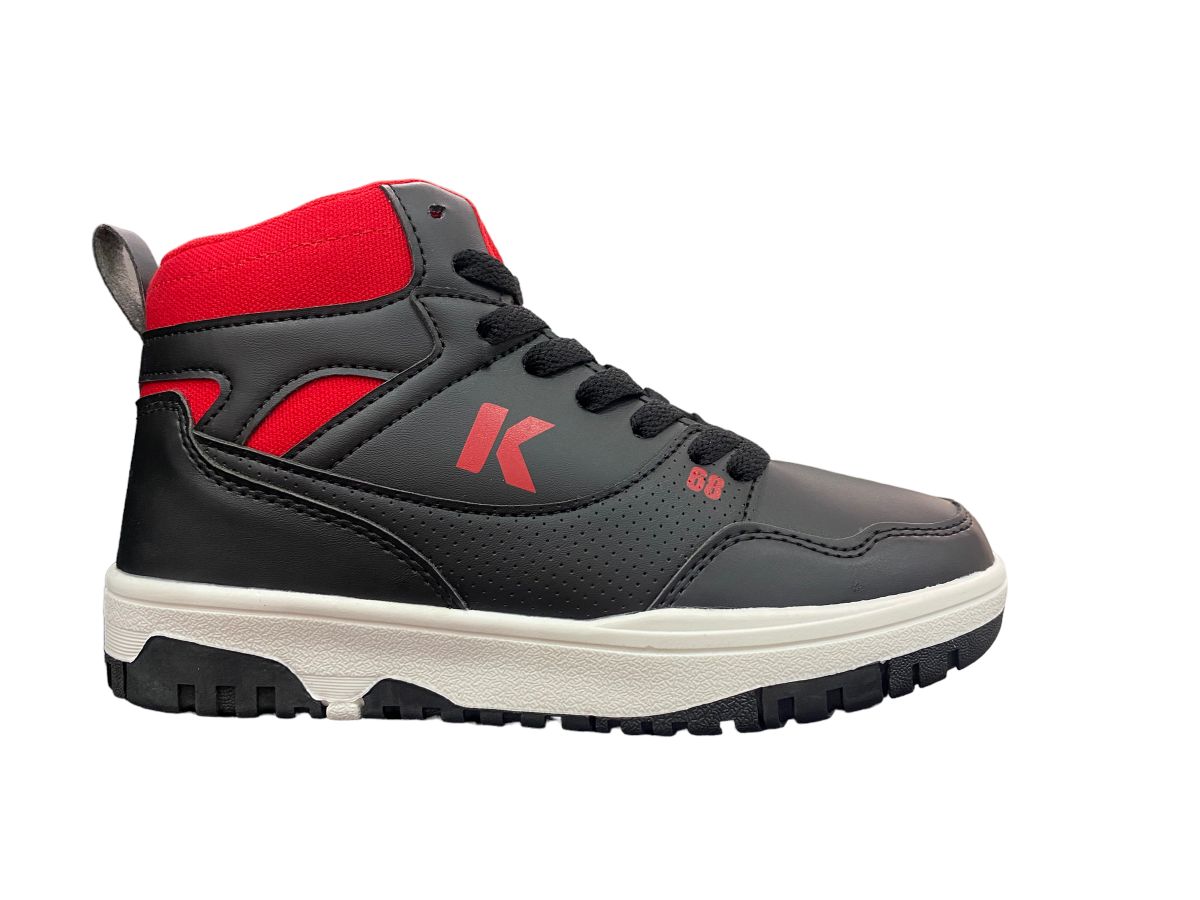 K Star 7 - NB68 Junior/Boys Bkack/Red Hi-Top Sneakers | Shop Today. Get ...