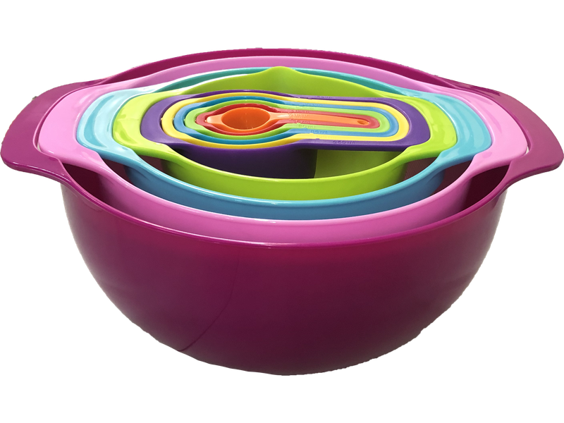 Nested Baking Prep Set - 10 Piece Kitchen Tools Set