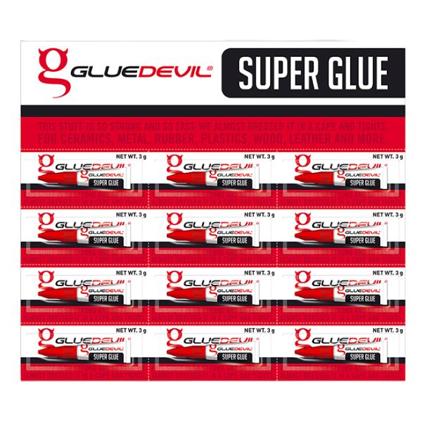 GlueDevil - 3g Super Glue Display Card