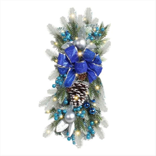 Christmas Wreath Pendants Garland Xmas Decoration Christmas Wreath Hanging
