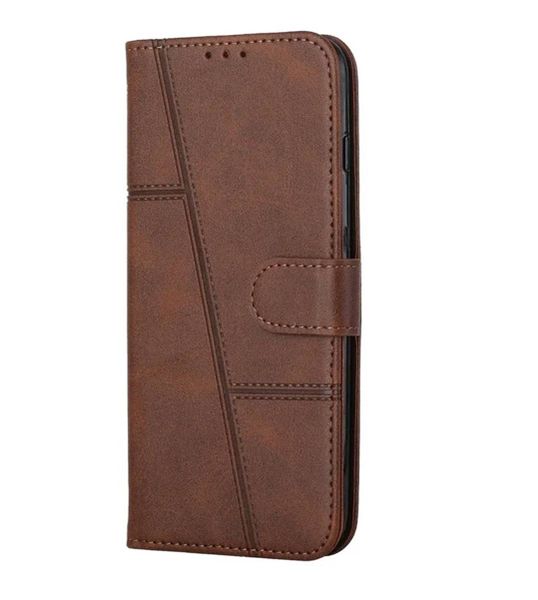 Flip Leather Case with Card Holder Compatible With Samsung Galaxy S25-Black