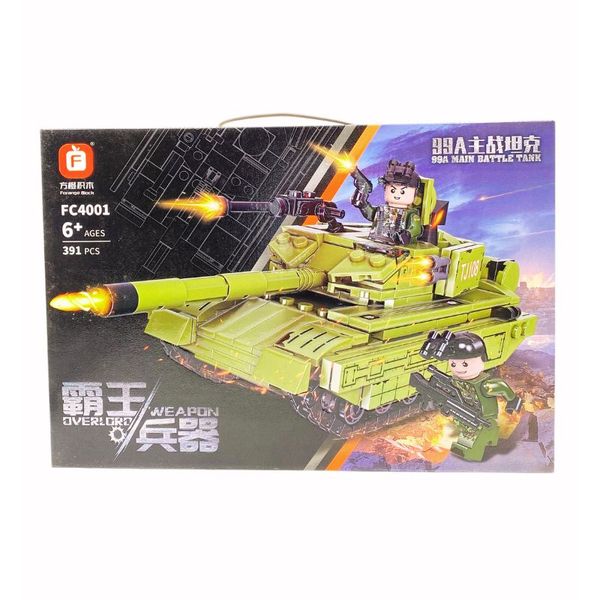 Forange 99A Main Battle Tank - Military Building Blocks Set - 391 Pieces