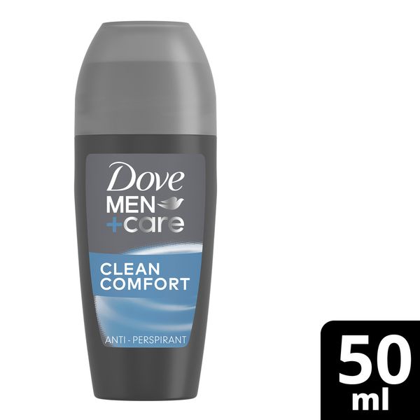 Dove Men+Care Clean Comfort Antiperspirant Roll-On Deodorant 50ml