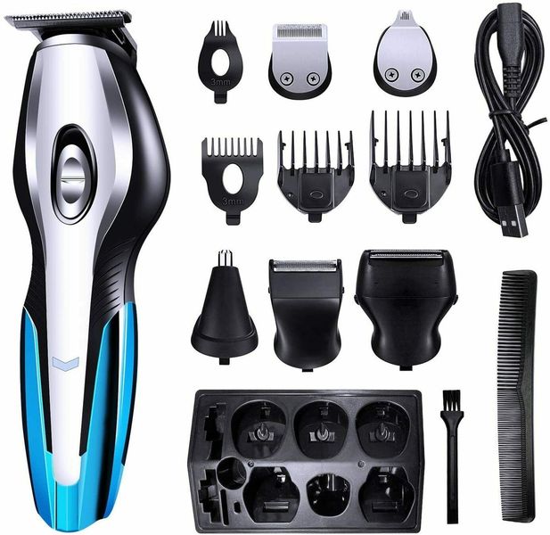 Rechargeable 11 in 1 Shaver Razor Men Nose Ear Hair Trimmer Clipper
