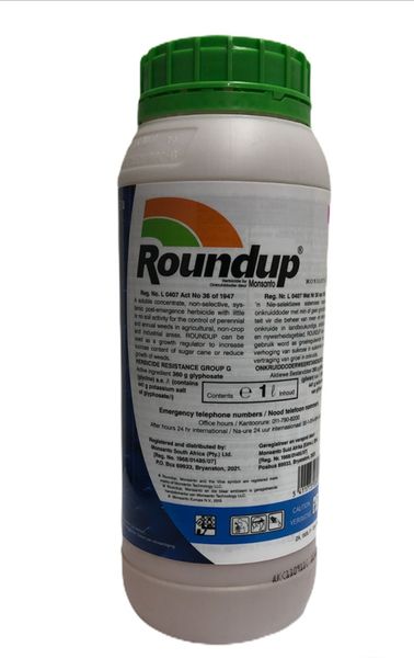 Roundup 1 Litre Weed Killer Concentrate