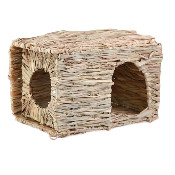 Pet Grass House Folding For Hamster Small Animal Nest Bed 30CM