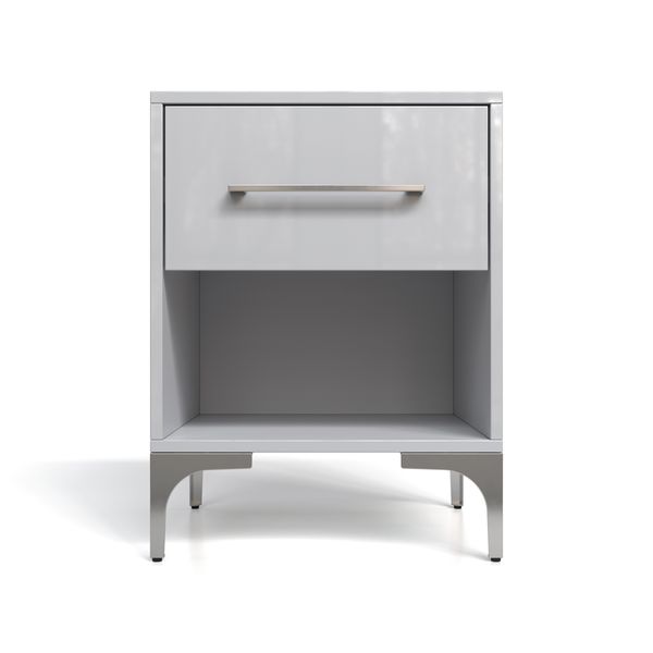 BAM! High Gloss One Drawer Bedside Table