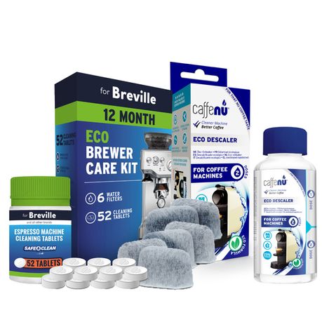 Caffenu Cleaning Tablets and Descaler Kit for Breville