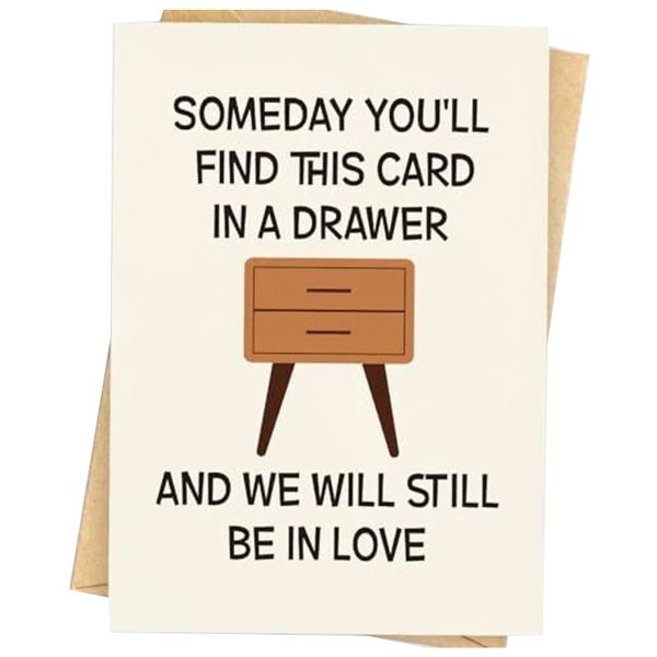 Unique Memorable Greeting Card For Anniversary,Valentines Day, Him &amp; Her