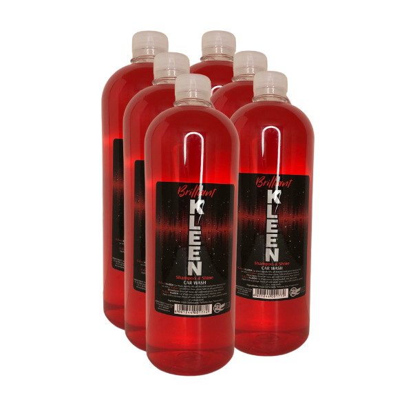 Brilliant Kleen Shampoo &amp; Shine Car Wash - 1 Litre - 6 Pack