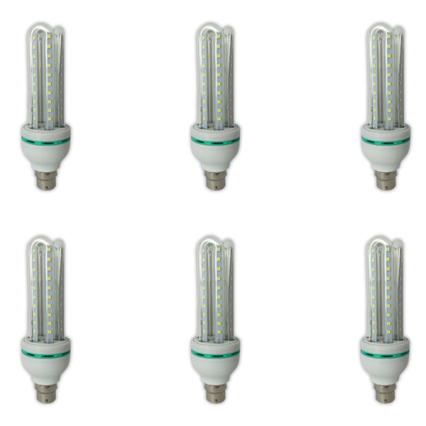 Starlit 12W LED 3U Bulb E27 6000K- 6 Pack
