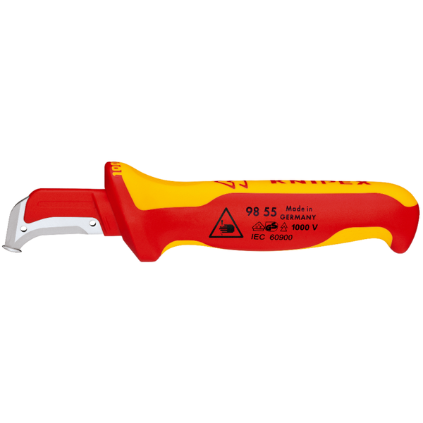 Knipex Stripping Knife With Guide Shoe VDE 1000V