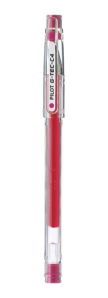 Pilot G-Tec-C4 0.4mm Needle Tip Pen - Pink