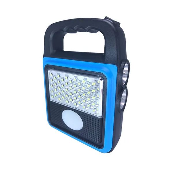 Multifunctional USB &amp; Solar Rechargeable Portable Flashlight