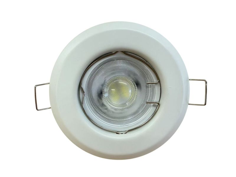 FJC Fixed Recessed Spotlight 5W Gu10 220V 6500K -2 Piece Set