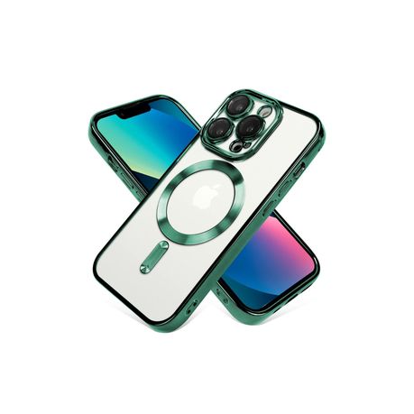 Electroplated Cover Compatible with iPhone 13 Pro-Green Image