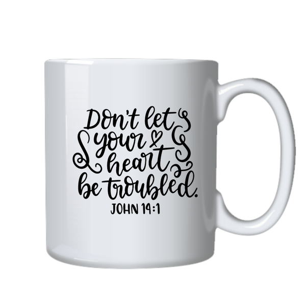 Troubled Hearts Christian Theme Birthday Christmas Gift Mug Cup 402