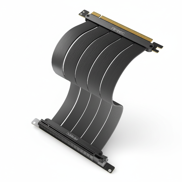 Antec GPU Riser Cable PCIe 4.0 200mm for High-Performance Graphics Cards