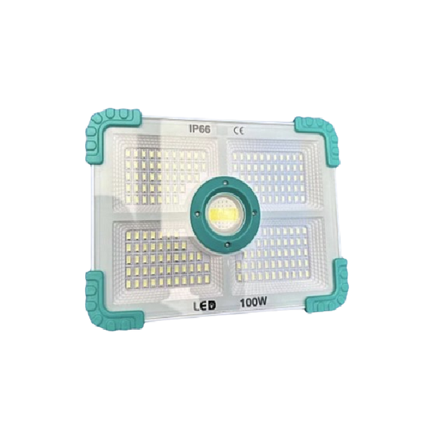 LED work light Powerbank Rechargeable USB 2.0 With Solar Panel-100W