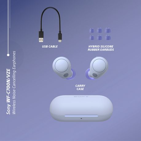 Sony's New Noise Canceling Earbuds! : Sony WF-C700N 