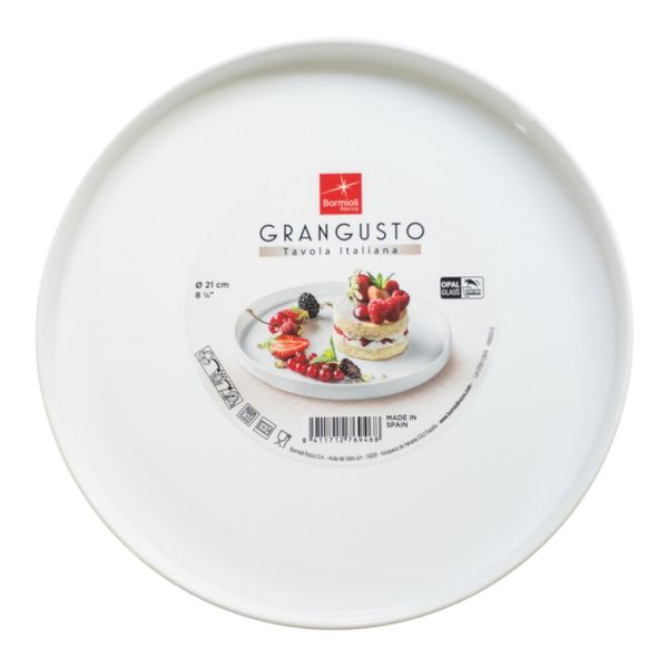 Bormioli Rocco Grangusto Alta Cucina Side Plate 21cm