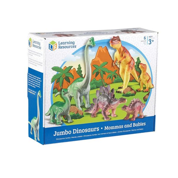 Learning Resources Jumbo Dinosaurs: Mommies &amp; Babies