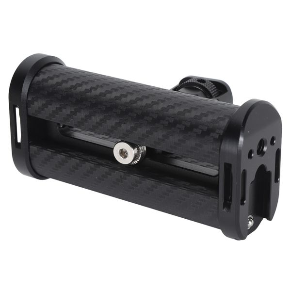 Camera Cage Side Handle Aluminum Carbon Fiber Adjustable 1/4 Screw Cold