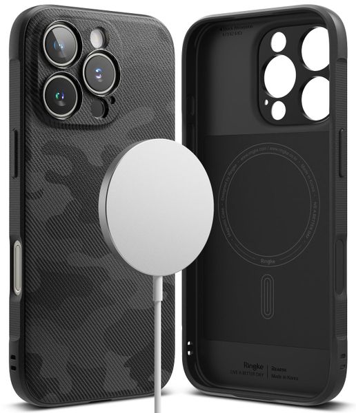 Onyx for iPhone 16 Pro Max MagSafe Accessories Case - Camo Black