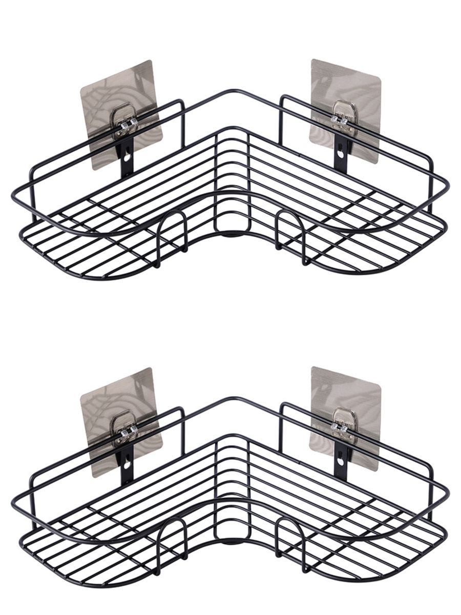 Triangle Bathroom Shelf Powerful Adhesive - 2 Piece