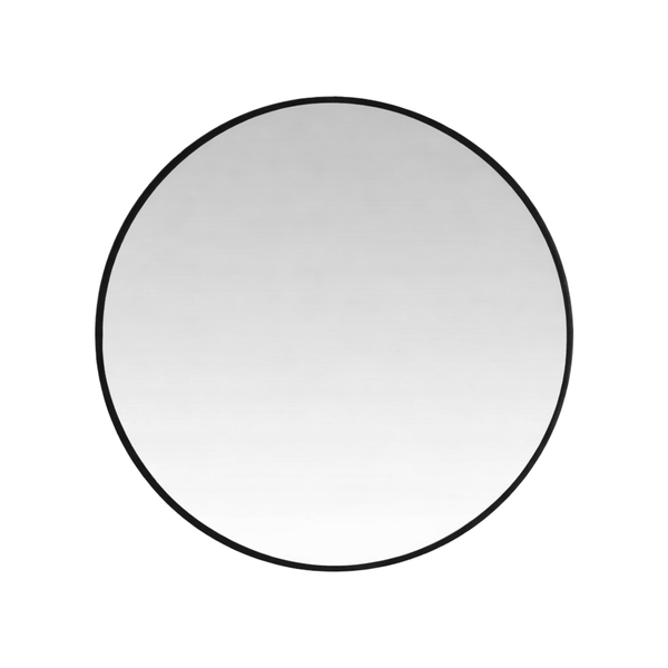 Round Wall Mirror - Metal Frame, Decorative