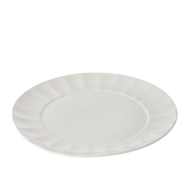 George &amp; Mason - Mignon Scalloped Edge Plate 26.5x26.5x2.5cm - White